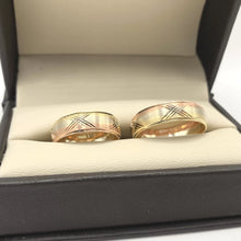 ARGOLLAS ORO FLORENTINO - CRUZ TRIPLE - ORO 10K