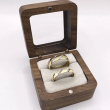 ARGOLLAS BI COLOR - LINEAS DIAGONALES BLANCO FONDO AMARILLO - ORO 10K