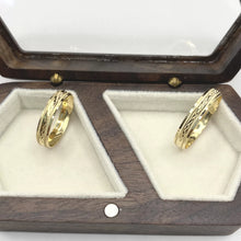 ARGOLLAS ORO AMARILLO - LINEA CENTRAL FACETADA DELGADA - ORO 10K