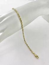 PULSO TORSAL FÍGARO 2 MM - 18 CM - ORO 10K