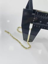 PULSO TORSAL FÍGARO 2 MM - 18 CM - ORO 10K