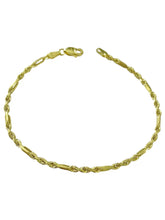 PULSO TORSAL FÍGARO 2 MM - 18 CM - ORO 10K