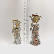 DIJE SANTA MUERTE 3D EN 3 COLORES - PLATA .925