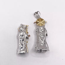 DIJE SANTA MUERTE 3D EN 3 COLORES - PLATA .925