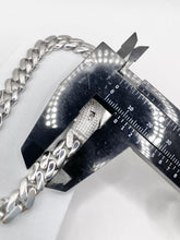 PULSO MÓNACO CH - BARBADO CUBANO - 21 cm x 8 mm - PLATA .925