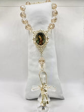MISTERIO HONEY CON CRUCERO VINTAGE VIRGEN GUADALUPE Y CRISTO GOTA