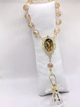 MISTERIO HONEY CON CRUCERO VINTAGE VIRGEN GUADALUPE Y CRISTO GOTA