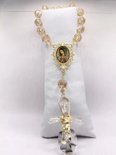 MISTERIO HONEY CON CRUCERO VINTAGE VIRGEN GUADALUPE Y CRISTO GOTA