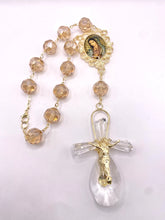 MISTERIO HONEY CON CRUCERO VINTAGE VIRGEN GUADALUPE Y CRISTO GOTA