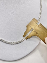 CADENA BARBADA 60 cm x 3.5 mm - PLATA .925