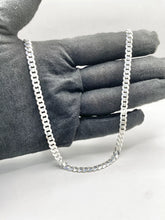 CADENA BARBADA 65 cm x 5 mm - PLATA .925