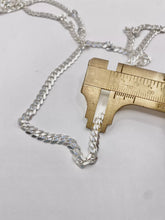 CADENA BARBADA 65 cm x 5 mm - PLATA .925