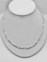 CADENA FIGARO CART 60 cm x 4 mm - PLATA .925