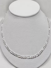 CADENA FIGARO CART 60 cm x 4 mm - PLATA .925