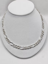 CADENA FIGARO CART 60 cm x 7 mm - PLATA .925