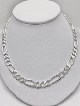 CADENA FIGARO CART 65 cm x 7.5 mm - PLATA .925