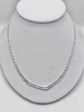 CADENA GUCHI  DIAMANTADA 60 cm x 3.5 mm - PLATA .925