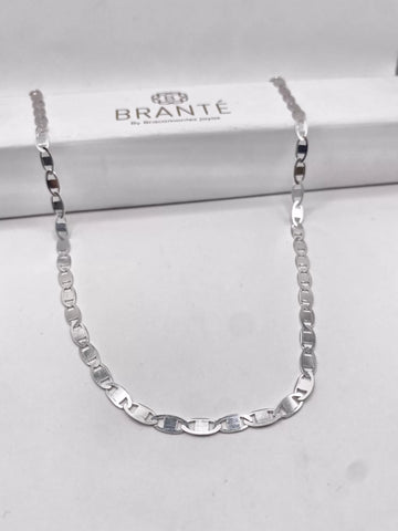 CADENA GUCHI   60 cm x 4 mm - PLATA .925