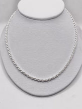 CADENA TORZAL 55 cm x 3 mm - PLATA .925