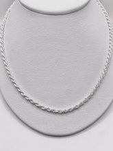 CADENA TORZAL 55 cm x 3 mm - PLATA .925