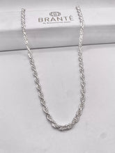 CADENA TORZAL 60 cm x 4 mm - PLATA .925