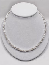 CADENA TORZAL FIGARO 60 cm x 4 mm - PLATA .925