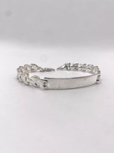 ESCLAVA ESLABON TROQUELADO - 17 cm - PLATA .925