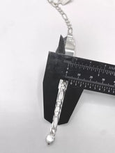 ESCLAVA FIGARO CART DIAMANTADO DIAGONAL- 18 cm x 5 mm - PLATA .925