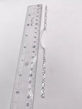 ESCLAVA FIGARO CART - 18 cm x 4.5 mm - PLATA .925