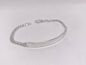 ESCLAVA BARBADA - 18 cm x 4.5 mm - PLATA .925