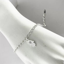 PULSERA CON DIJE DE MANO DE FATIMA - PLATA .925