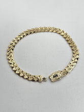 PULSO CADENCE DIAMANTADO - 21 cm X 7 mm - ORO 10K