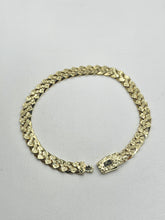 PULSO CADENCE DIAMANTADO - 21 cm X 7 mm - ORO 10K
