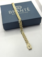 PULSO CADENCE DIAMANTADO - 21 cm X 7 mm - ORO 10K