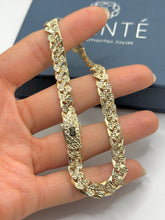PULSO CADENCE DIAMANTADO - 21 cm X 7 mm - ORO 10K