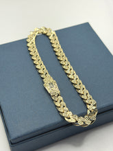 PULSO CADENCE DIAMANTADO - 21 cm X 7 mm - ORO 10K
