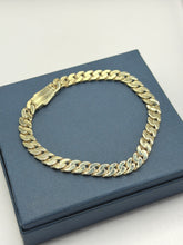PULSO CADENCE DIAMANTADO - 21 cm X 7 mm - ORO 10K