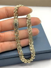 PULSO CADENCE DIAMANTADO - 21 cm X 7 mm - ORO 10K