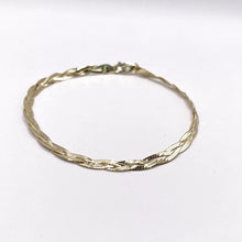 PULSO TRENZA DIAMANTADO - 18 CM - ORO 10K