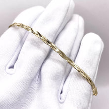 PULSO TRENZA DIAMANTADO - 18 CM - ORO 10K