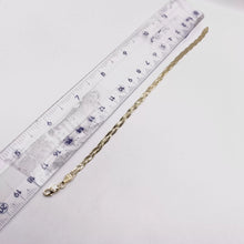 PULSO TRENZA DIAMANTADO - 18 CM - ORO 10K