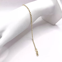 PULSO BOLEADO / BOLAS - 18 CM - ORO 10K