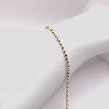 PULSO BOLEADO / BOLAS - 18 CM - ORO 10K