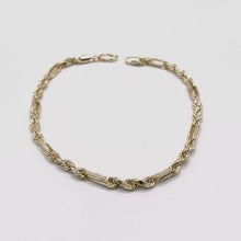 PULSO TORSAL FIGARO - 21 cm x 4 mm - ORO 10K