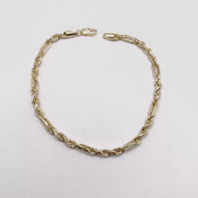 PULSO TORSAL FIGARO - 21 cm x 4 mm - ORO 10K