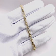 PULSO TORSAL FIGARO - 19 cm x 5 mm - ORO 10K