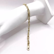 PULSO TORSAL FIGARO - 19 cm x 5 mm - ORO 10K