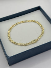 PULSO MARQUISE OJO DE TIGRE DIAMANTADO - 18 cm X 4 mm - ORO 10K