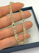 PULSO MARQUISE OJO DE TIGRE DIAMANTADO - 18 cm X 4 mm - ORO 10K
