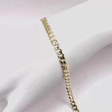 PULSO BARBADO - 19 cm x 4 mm - ORO 10K
